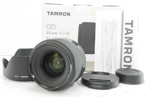 ★極上美品★ タムロン TAMRON SP 35ｍｍ Ｆ1.8 Di VC USD ニコン Fマウント ★元箱付き ＃8501