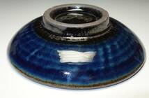 倣ペルシャ藍釉　コバルト　最高級茶豆皿　海のシルクロード_画像10
