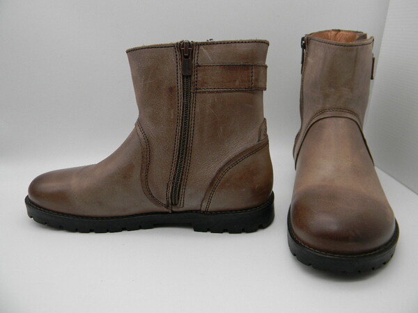 □*■【 BIRKENSTOCK 】◆ 茶色 革ブーツ(38サイズ)24cm位 ビルケンシュトック