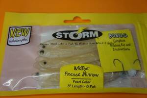 STORM　ストーム　Wild Eye FINESSE MINNOW　WFM03PRL　カラーPRLパール