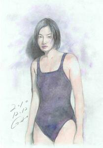 Art hand Auction Goro Ishikawa Beauty Painting Pastel Painting Print 229 Youth, artwork, painting, pastel painting, crayon drawing