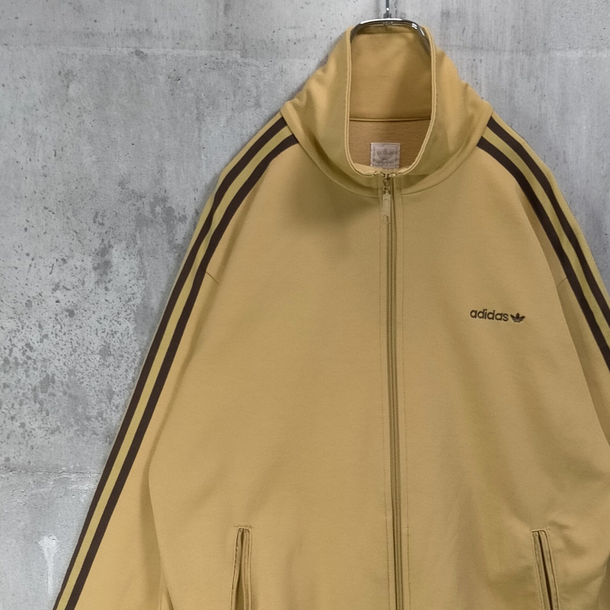 激レア 5XL ベージュ系 adidas アディダス 茶 ブラウン Brown Beige