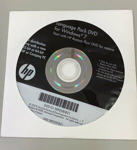2YXS0062★現状品★HP Language Pack DVD for Windows 7 (32bit or 64bit )