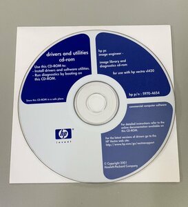 2YXS0056★現状品★HP drivers and utilities cd-rom ドライバーユーティーリティCD-ROM　再インストールCD-ROM