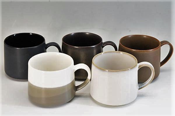 Starbucks Handmade Mug 5-Color Set, Tea utensils, Mug, Ceramic