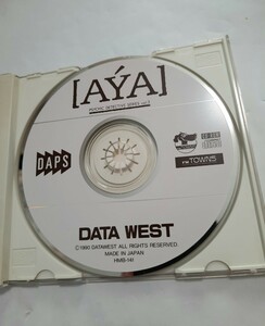 FMTOWNS FMタウンズ AYA PSYCHIC DETECTIVE SERIES vol.3 DAPS DATA WEST ディスクのみ 希少 CD-ROM 230408