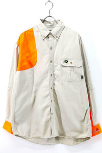 Used 90s-00s Blaze Orange Design Hunting Shirt Size L古着