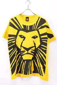 Used 00s Disney THE LION KING Musical Graphic T-Shirt Size L 古着