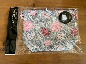  William Maurice floral print lunch bag polyester 100%.. present bag 