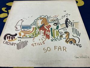 Crosby,Stills,Nash＆Young★中古LP国内盤「クロスビー・スティルス・ナッシュ＆ヤング～ソー・ファー」