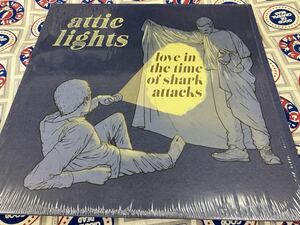 Attic Lights★中古LP/EUカラー盤シュリンク付「アティック・ライツ～Love in The Time Of Shark Attacks」