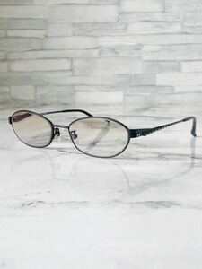 SONIA RYKIEL 65-0176 ソニアリキエル オーバル型 ブラック 眼鏡 良品