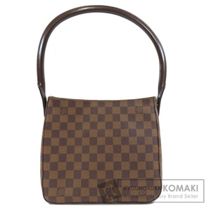 LOUIS VUITTON ルイヴィトン N51157 ルーピングMM ダミエ ショルダーバッグ ダミエキャンバス レディース 中古