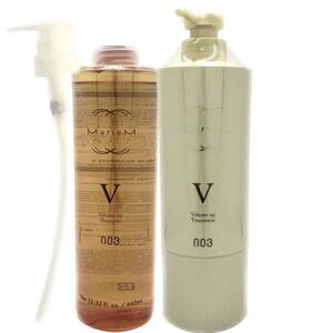 【全国送料無料・新品・未使用】NUMBER THREE★ナンバースリー★MurieM★ミュリアムゴールド★シャンプー V 660ml + トリートメント V 620g