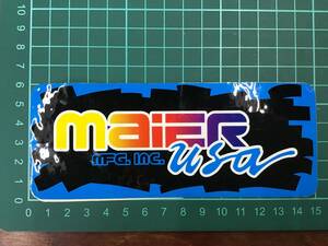 『MAIER USA』　ステッカー　14.8×6cm　マイヤーUSA