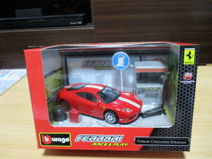  BBurago 1/43 [ Ferrari Challenge Stradale ] red race & Play series /pito manner geo llama package * postage 350 jpy unopened goods 