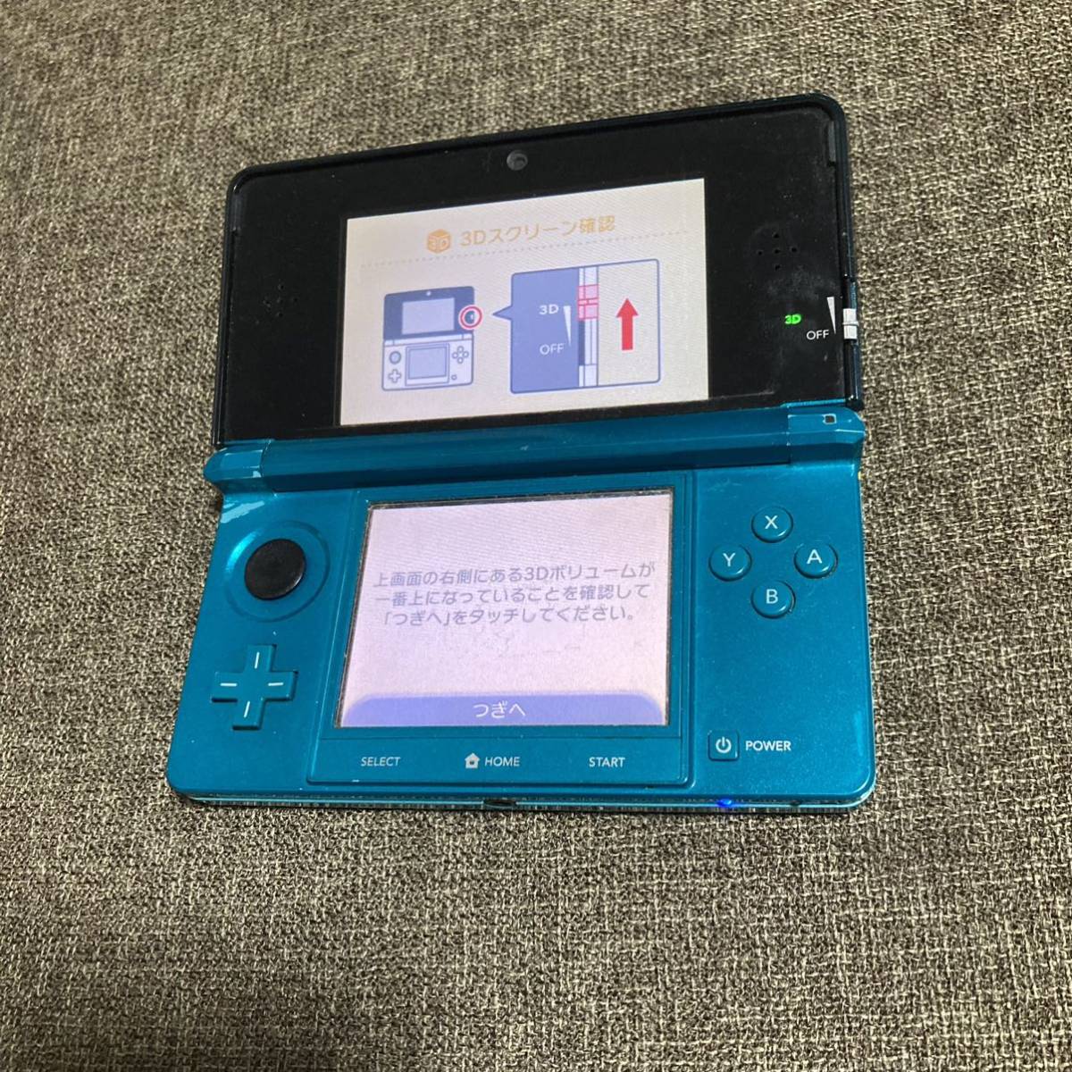 保障できる 【美品】ニンテンドー3DS アクアブルー 携帯用ゲーム本体