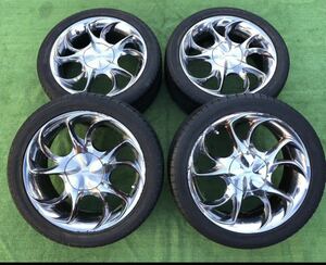 DKF 4本タイヤホイール (17x7JJ) 17インチ (215/45ZR 17) オフセット 42 PCD 114.3 