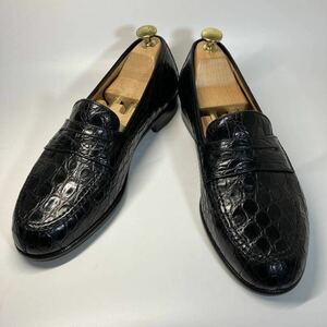  Ferragamo / Loafer / black ko/ black / leather shoes / leather shoes /7EE/ slip-on shoes / black 