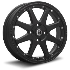 MLJ XTREME-J 14x4.5 +43 4H-100 マットブラック ヨコハマ ジオランダー X-AT 145R14 軽自動車全般