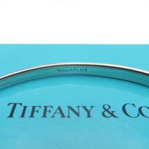 【送料無料】 Tiffany&Co. ティファニー ダブル ループ シルバー ブレスレット バングル SV925 AH11_画像5