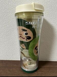 [ unused ] Starbucks tumbler snow dome tumbler ...355mldaru master ba clear bottle Japan 