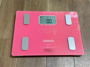 OMRON /オムロン　体重計　HBF−216 ピンク