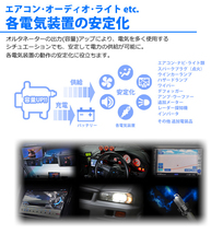 ソアラ　JZZ31 低抵抗・高出力 オルタネーター 130A アルミプーリー(ブルー) 【低抵抗・大容量】_画像3