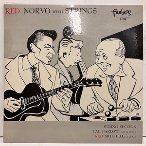 ●即決LP Red Norvo / with Strings 3-218 j36507 米オリジナル、黒盤Gg マルーンDg Mono レッド・ノーヴォ 