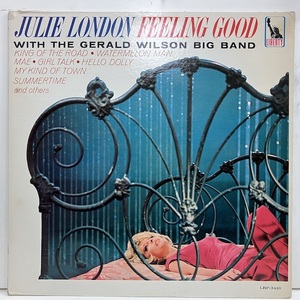 ●即決VOCAL LP Julie London / Feeling Good lrp3416 jj36510 米オリジナル 黒虹左ロゴDg Mono ジュリー・ロンドン