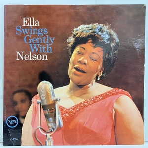 ●即決VOCAL LP Ella Fitzgerald / Swings Gently with Nelson Riddle v4055 j36530 米オリジナル、Mgm Dg Mono エラ・フィッツジェラルド