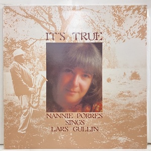 ●即決VOCAL LP Nannie Porres Lars Gullin / It's True 7c062-35582 jv4282 スウェーデン・オリジナル ナニー・ポレス