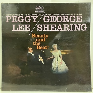 ●即決VOCAL LP Peggy Lee George Shearing / Beauty and the Beat st1219 jv4320 当時の英盤 ペギー・リー