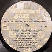 ●即決LP Ed Bickert / 5 at Toronto's Bourbon Street cj-216 j36641 米オリジナル エド・ビッカート_画像3