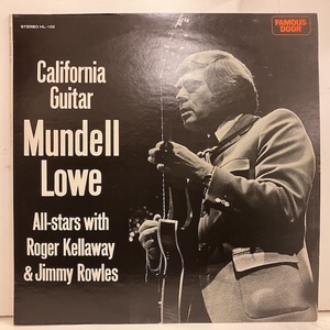 ●即決LP Mundell Lowe / California Guitar hl102 j36673 米オリジナル マンデル・ロウ