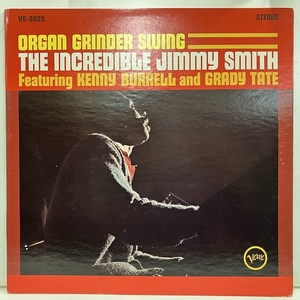 ●即決LP Jimmy Smith / Organ Grinder Swing v6-8628 j36723 米盤、ミゾナシMgm Stereo Vangelder刻印 ジミー・スミス