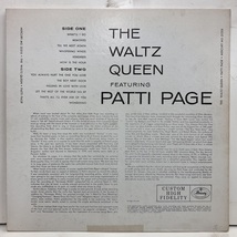 ●即決VOCAL LP Patti Page / the Waltz Queen Mg-20318 jv4374 米オリジナル、黒銀Dg Mono パティ・ペイジ_画像4