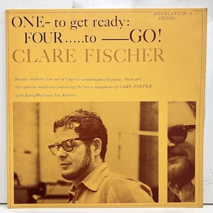 ●即決LP Clare Fischer / One to Get Ready Four to Go rev-6 j36788 米オリジナル クレア・フィッシャー