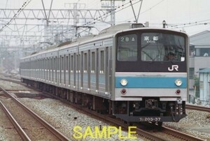 ☆90～00年代鉄道10jpgCD[201・205系明石車7連(東海道線塚本・尼崎駅)]☆