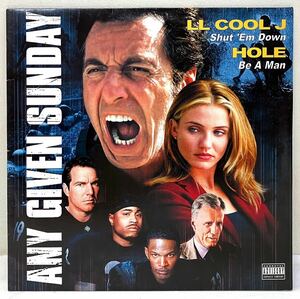 M87304▲映画 ANY GIVEN SUNDAY LPレコード LL Cool J/Hole/Music From The Motion Picture