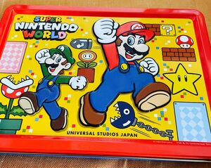 【USJ限定】マリオ＆コナンシークレットパッケージお菓子缶（中身なし）