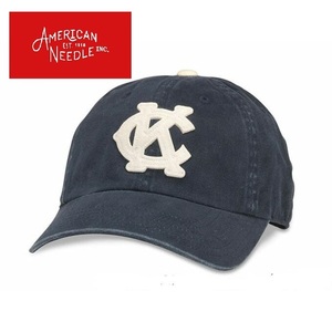 【AMERICAN NEEDLE 】 “NEGRO LEAGUE KANSAS CITY MONARCHS” NAVY★ カンザスシティ・モナークス キャップ ユニセックス