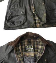 98年 イングランド製 Barbour A150 BEAUFORT オイルドジャケット　オリーブ C42　ビューフォート_画像4