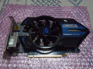 【即決・送料込】Sapphire VAPOR-X AMD ATI RADEON 5750 1GB GDDR5 PCI-Express DVI-I×2 / HDMI×1 DP×1 6ピン補助電源