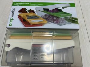 【未使用】progressive prepworks★fruit＆vegetable chopper★フルーツ 野菜 カッター スライサー★海外製品★調理器具