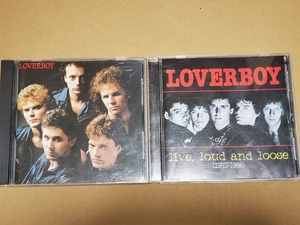 LOVERBOY(ラヴァーボーイ)　『KEEP IT UP (邦題：ホット・ガールズ) 』 +『LIVE,loud and loose(輸入盤)』 　CD２枚セット