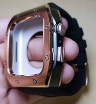 45mm●ローズゴールド●RSTモデル●apple watch カスタム 金属 ステンレス メタル ラバー ゴールデンコンセプト Golden Concept 好きに _画像5