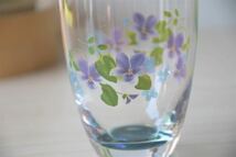 マニー ヴァイオレット ガラス コクーングラス　L タンブラーグラス　コップ　日本製　新品_画像4