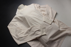  postage 520 jpy [ new goods ] Takeo Kikuchi The Shop TK ULT cotton mok neck long T-shirt L men's eggshell white /24301(5B078