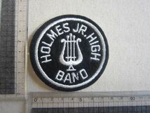 HOLMES JR HIGH BAND 中学校 バンド ワッペン/ビンテージ パッチ USA 古着 アメリカ カスタム キャップ ワークシャツ 421_画像7